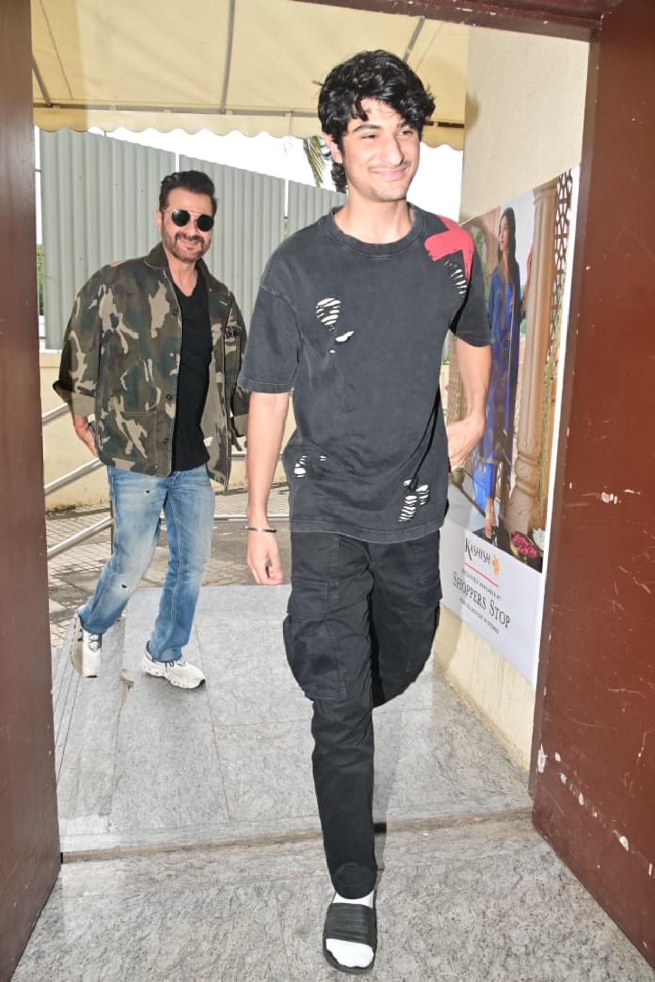 <p>Actor Sanjay Kapoor was spotted in the city with his son Jahaan Kapoor as they stepped out for some father-son bonding time.</p>
